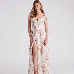 Windsor White Floral Dress